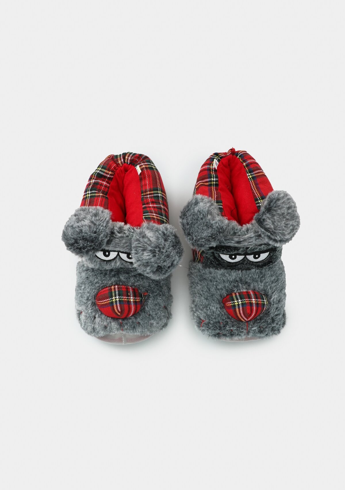 Gri Erkek Ev Terliği