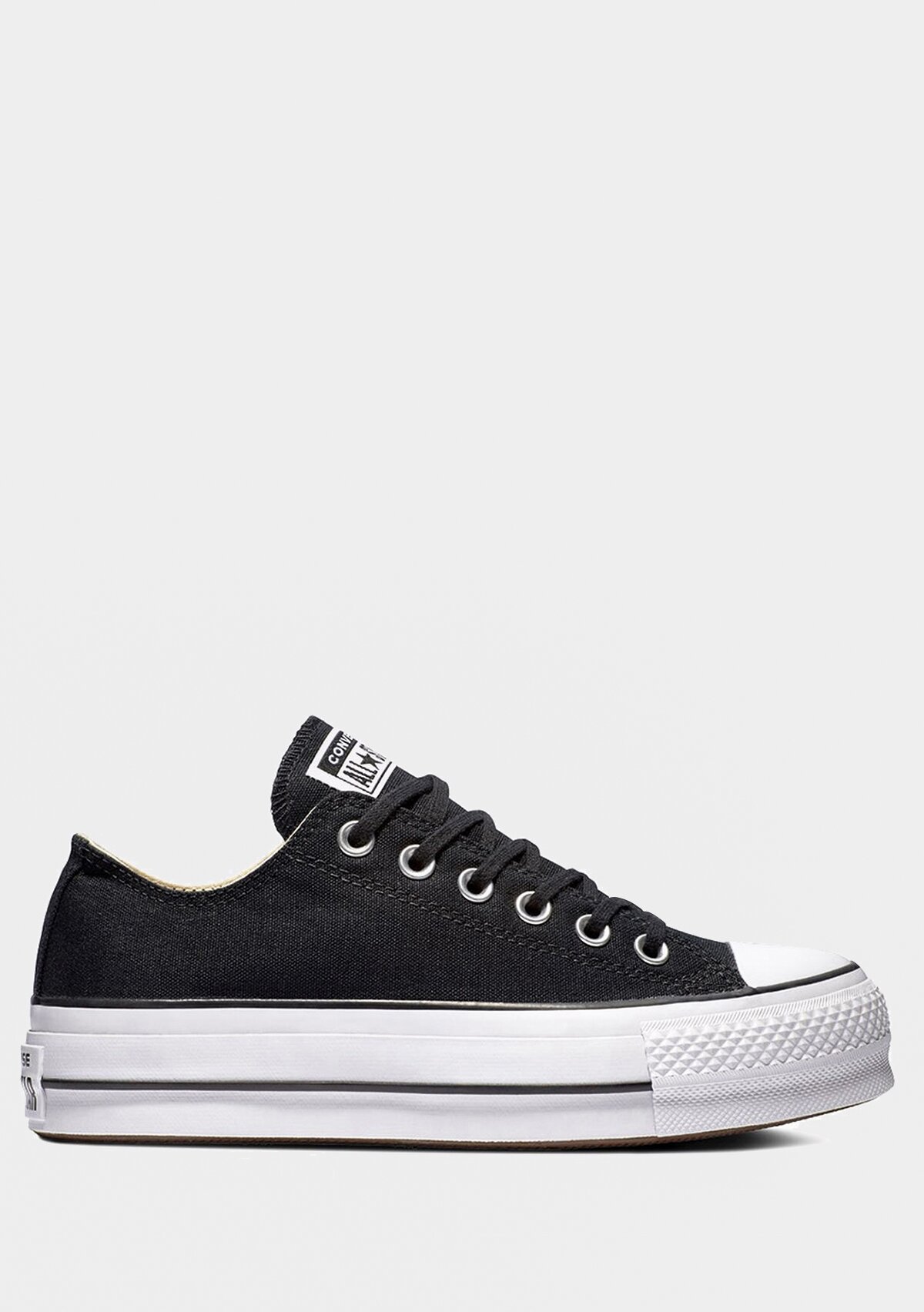 Chuck Taylor All Star Canvas Platform Siyah Kadın Sneaker 560250C 