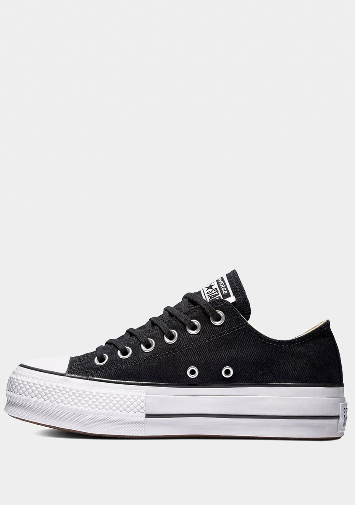 Chuck Taylor All Star Canvas Platform Siyah Kadın Sneaker 560250C 
