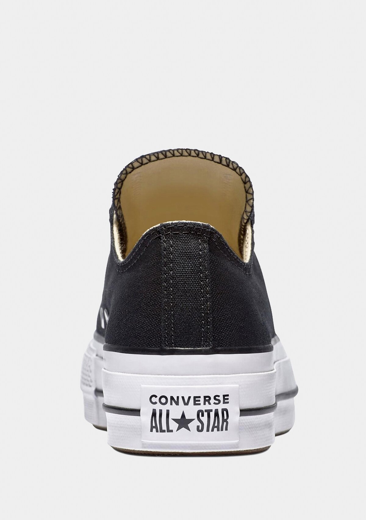 Chuck Taylor All Star Canvas Platform Siyah Kadın Sneaker 560250C 