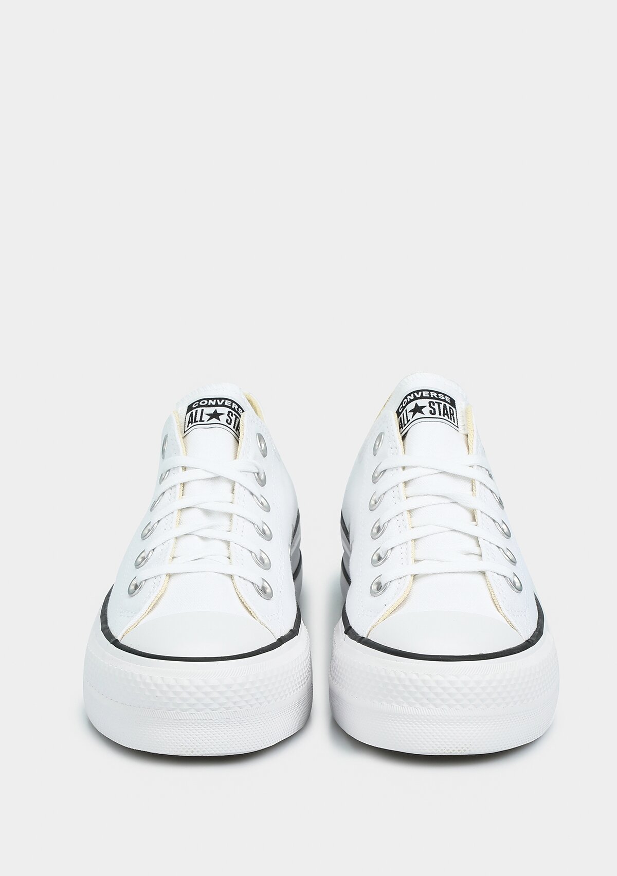 Chuck Taylor All Star Canvas Platform Beyaz Kadın Sneaker 560251C 