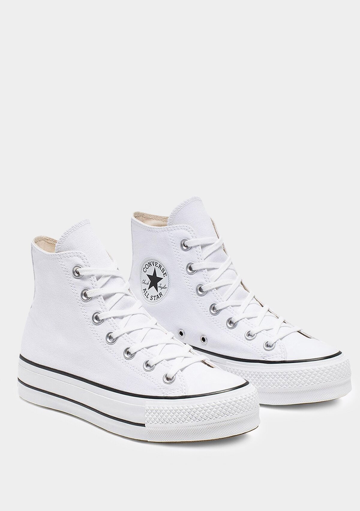 Chuck Taylor All Star Platform Canvas Beyaz Kadın Sneaker 560846C 