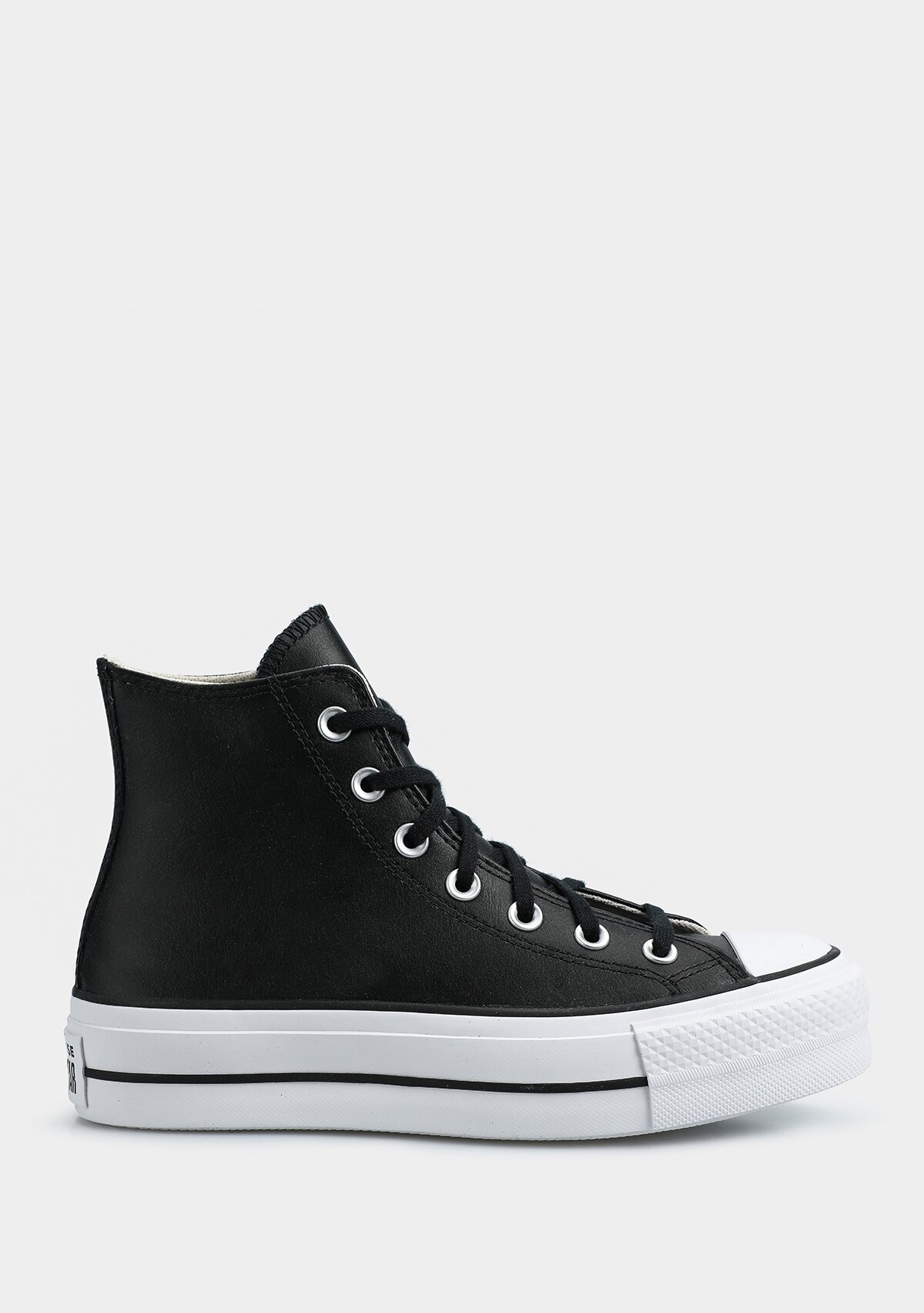 Chuck Taylor All Star Leather Platform Siyah Kadın Sneaker 561675C