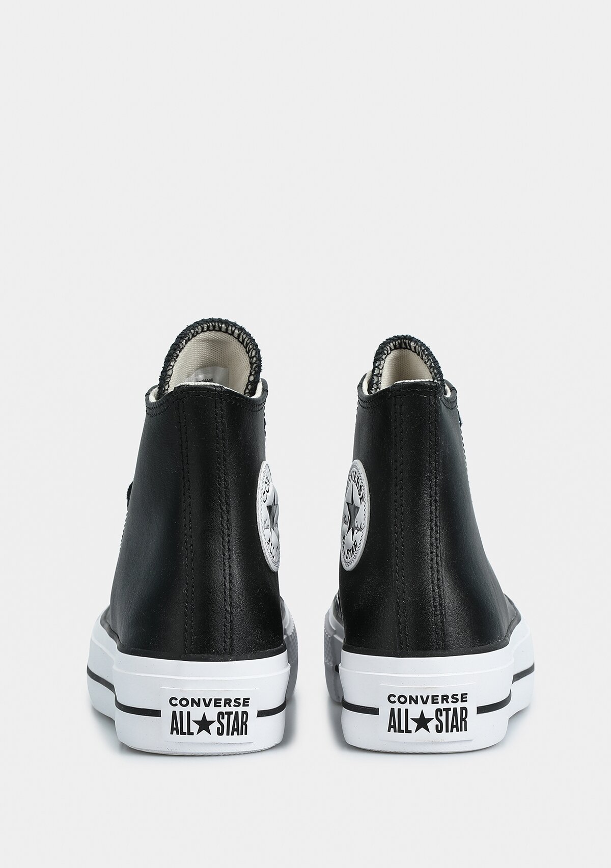 Chuck Taylor All Star Leather Platform Siyah Kadın Sneaker 561675C