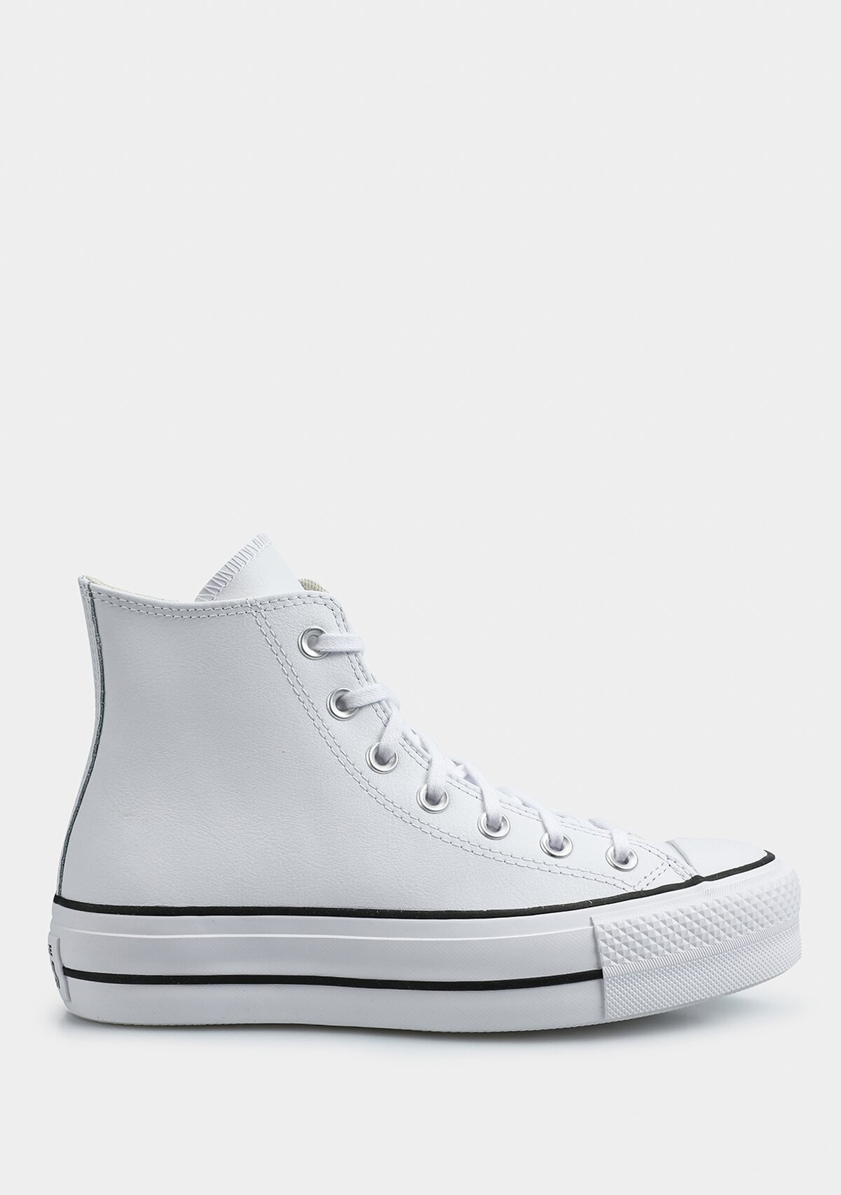 Chuck Taylor All Star Leather Platform Beyaz Kadın Sneaker 561676C
