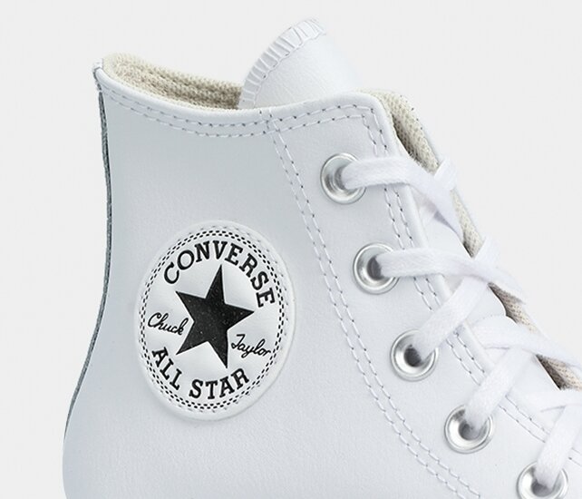 Chuck Taylor All Star Leather Platform Beyaz Kadın Sneaker 561676C