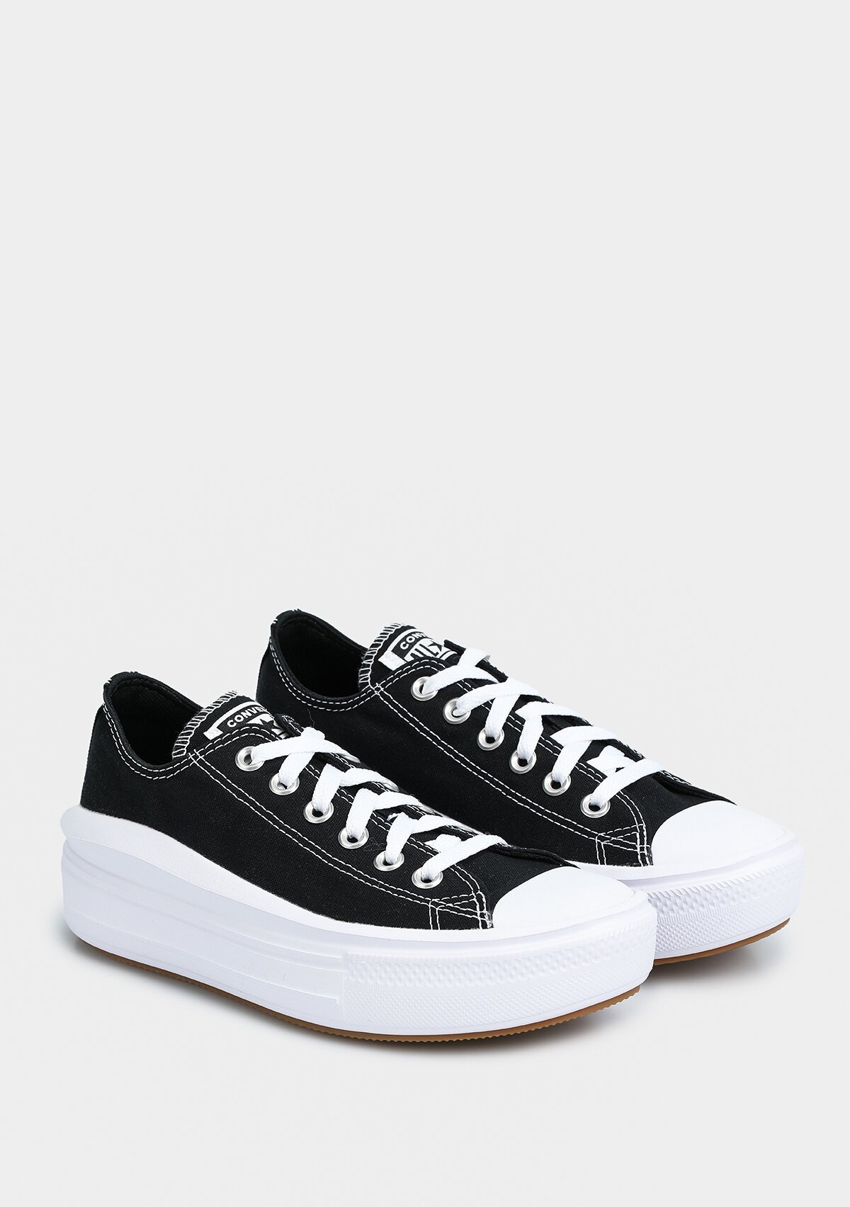 Chuck Taylor All Star Move Canvas Platform Siyah Kadın Sneaker 570256C