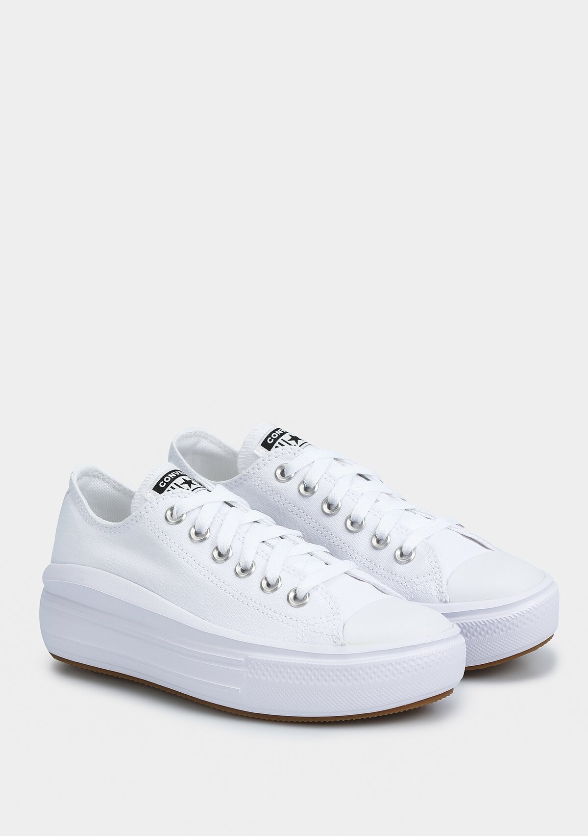 Chuck Taylor All Star Move Canvas Platform Beyaz Kadın Sneaker 570257C