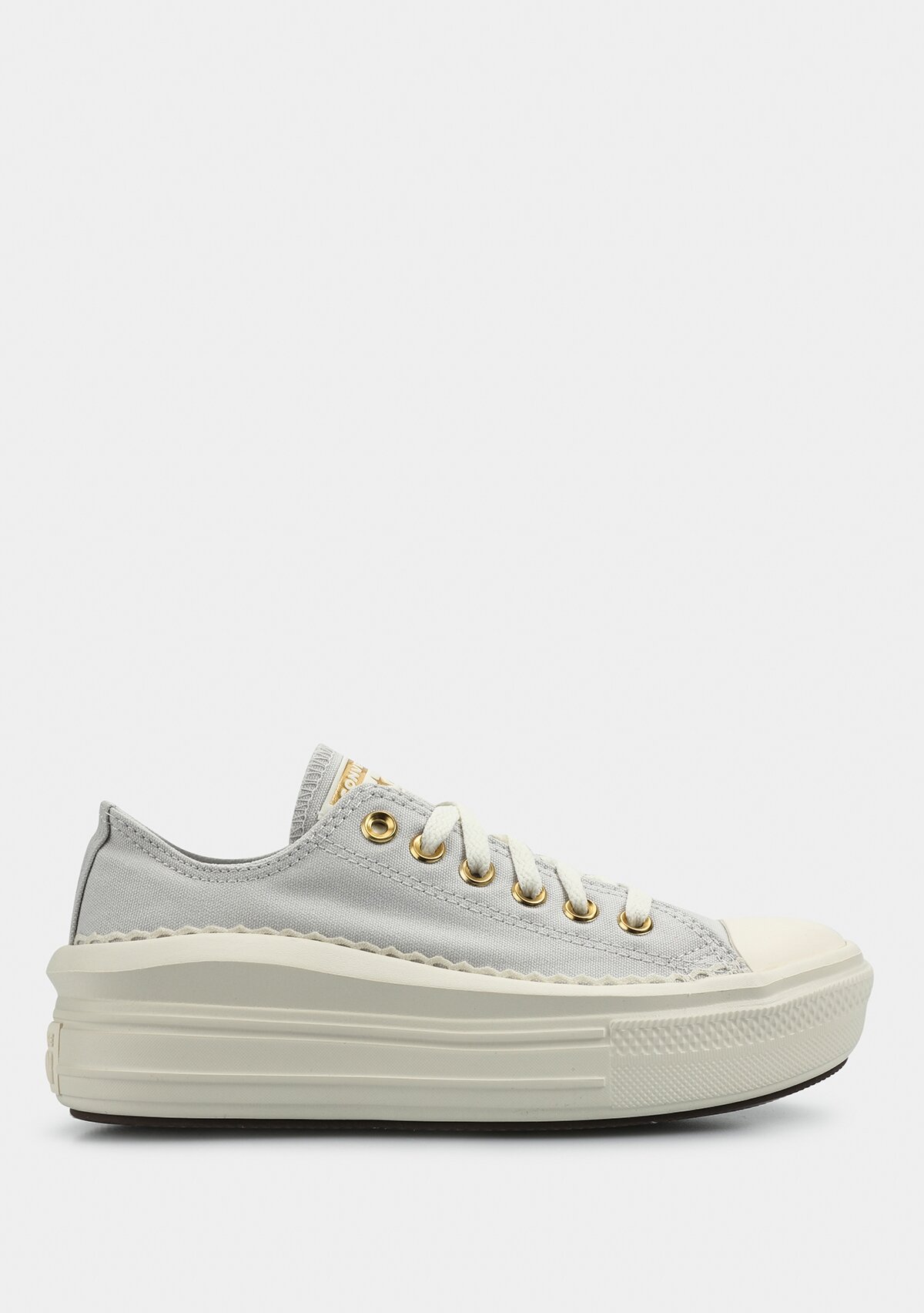 Chuck Taylor All Star Move Platform Frılls Gri Kadın Sneaker A15494C 