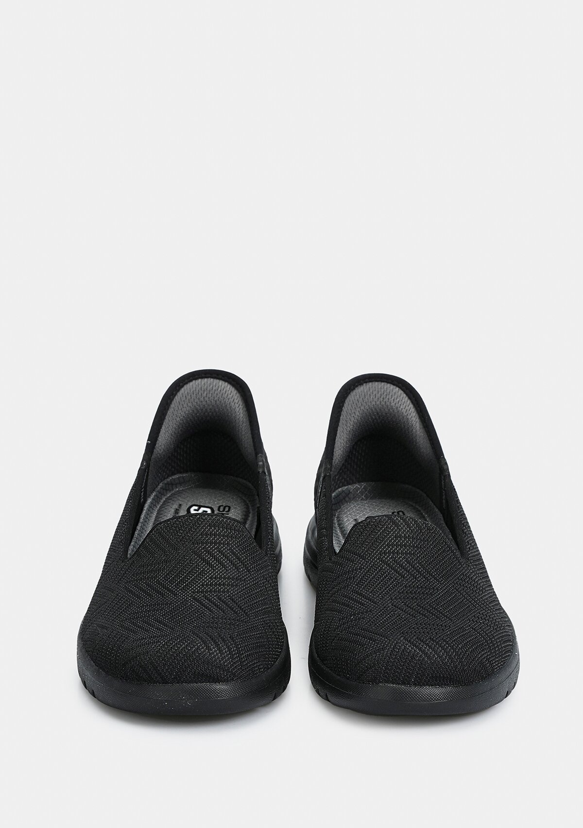 Bbk On-The-Go Flex - Clover Kadın Siyah Slip-Ins Yürüyüş Ayakkabısı 138182 