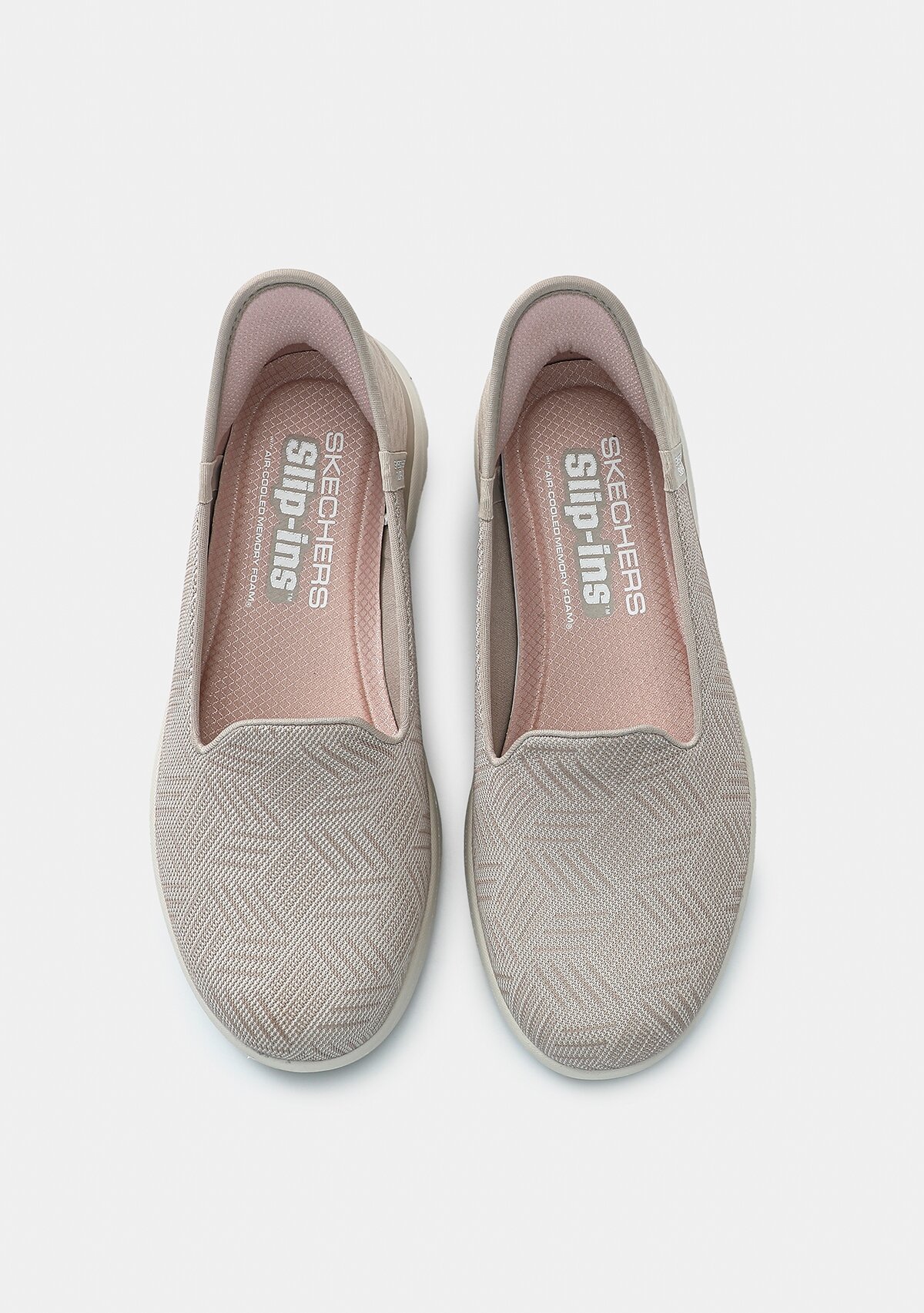 Tpe On-The-Go Flex - Clover Kadın Bej Slip-Ins Yürüyüş Ayakkabısı 138182 