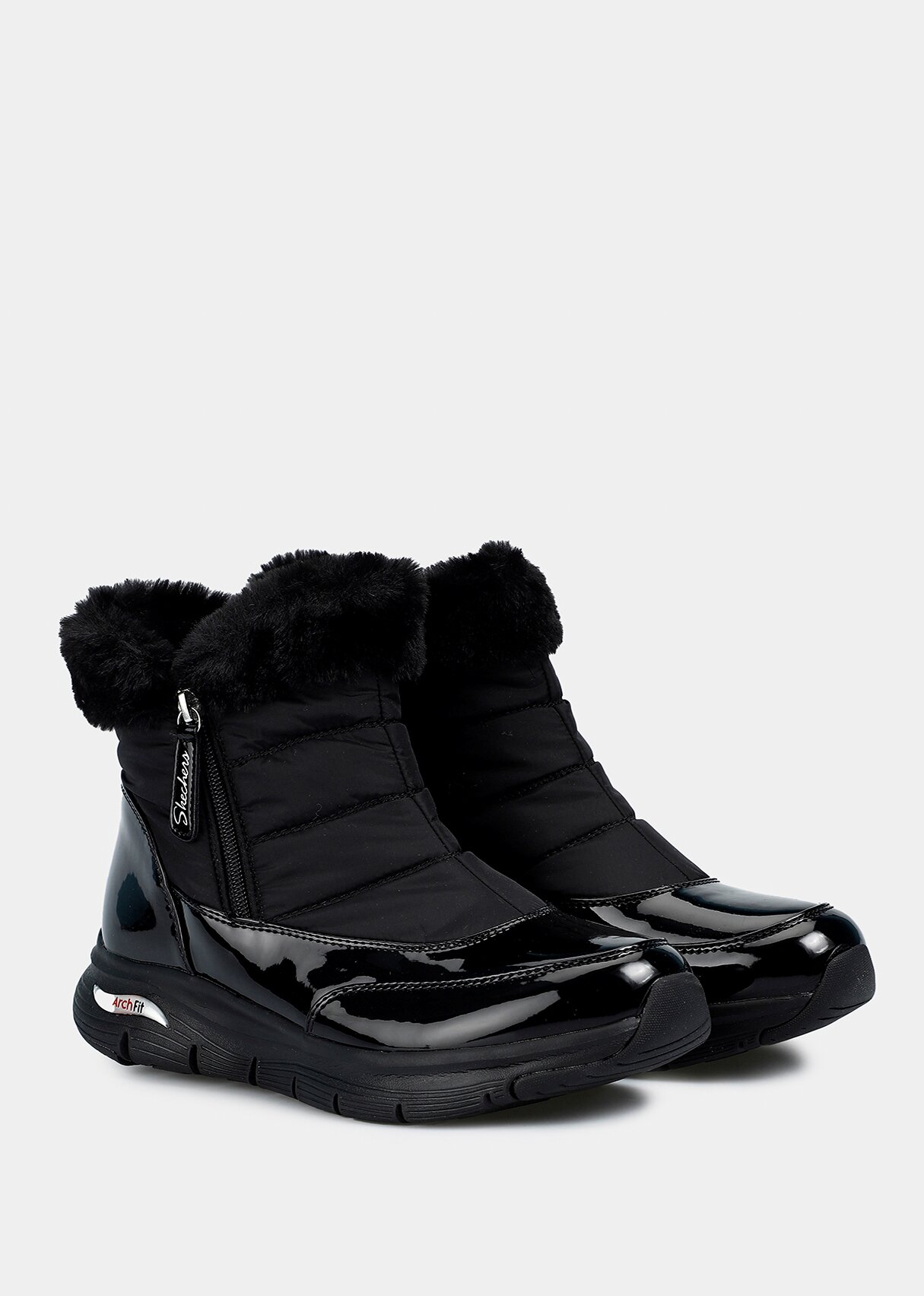 Arch Fit Smooth Cool Puff Siyah Kadın Outdoor Bot 167252Bbk