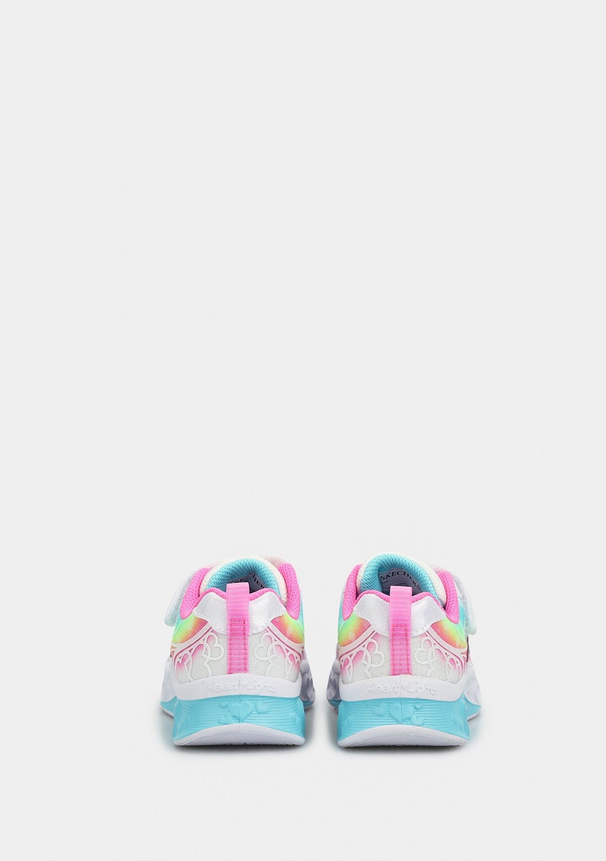 Flutter Heart Lights Groovy Swirl Beyaz Kız Çocuk Sneaker 303253Nwmlt