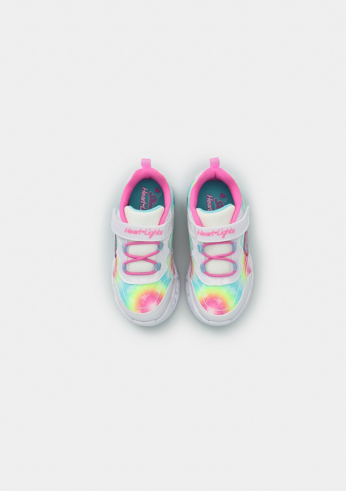 Flutter Heart Lights Groovy Swirl Beyaz Kız Çocuk Sneaker 303253Nwmlt