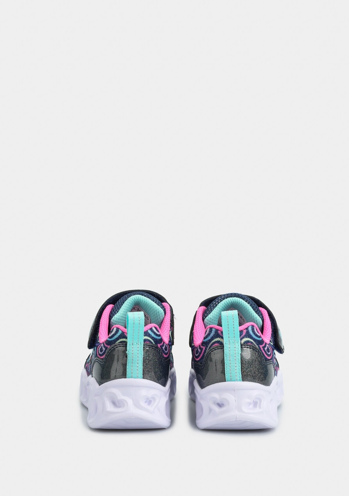 Heart Lights Boogie Love Lacivert Kız Çocuk Sneaker 303257Lnvmt