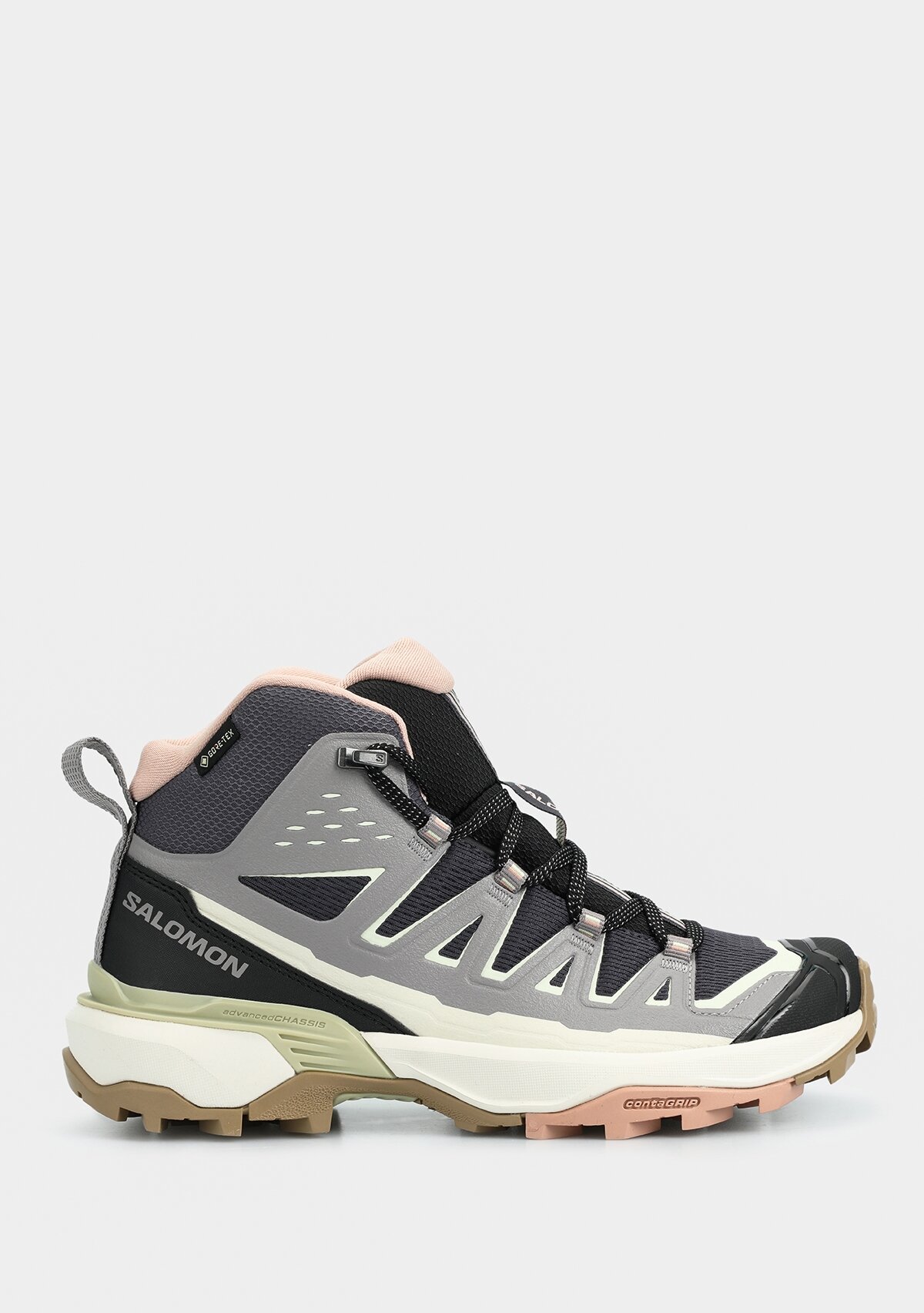 Ultra 360 Edge Mıd Gore-Tex Siyah-Gri-Bej Kadın Outdoor Bot L47872700X 