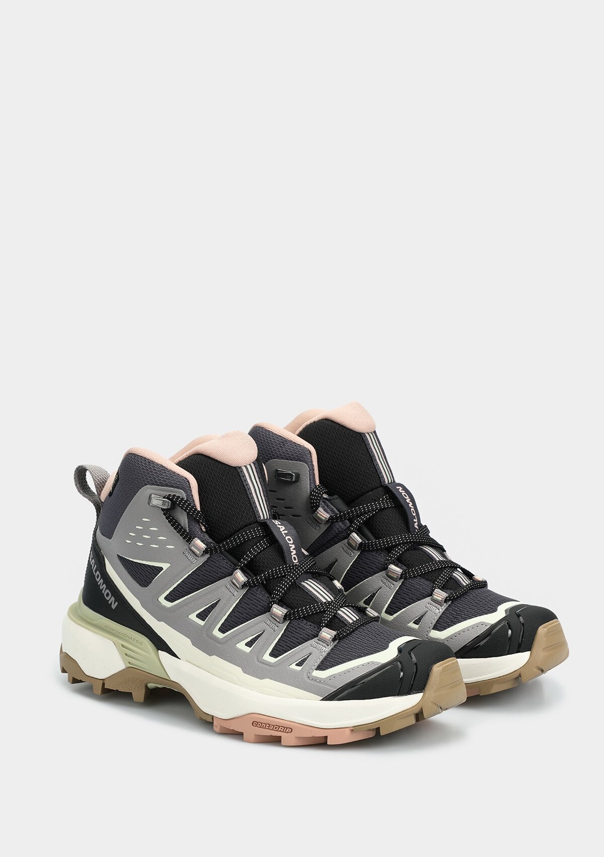 Ultra 360 Edge Mıd Gore-Tex Siyah-Gri-Bej Kadın Outdoor Bot L47872700X 