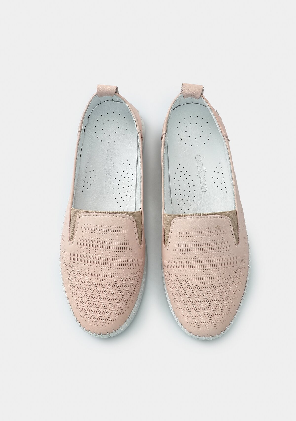 Pudra Deri Kadın Ayakkabı