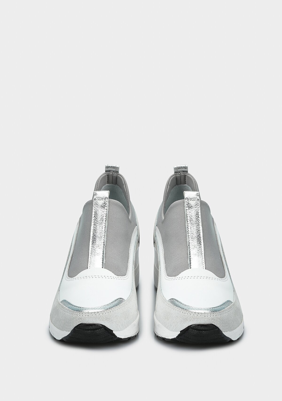 Beyaz Deri Kadın Sneaker