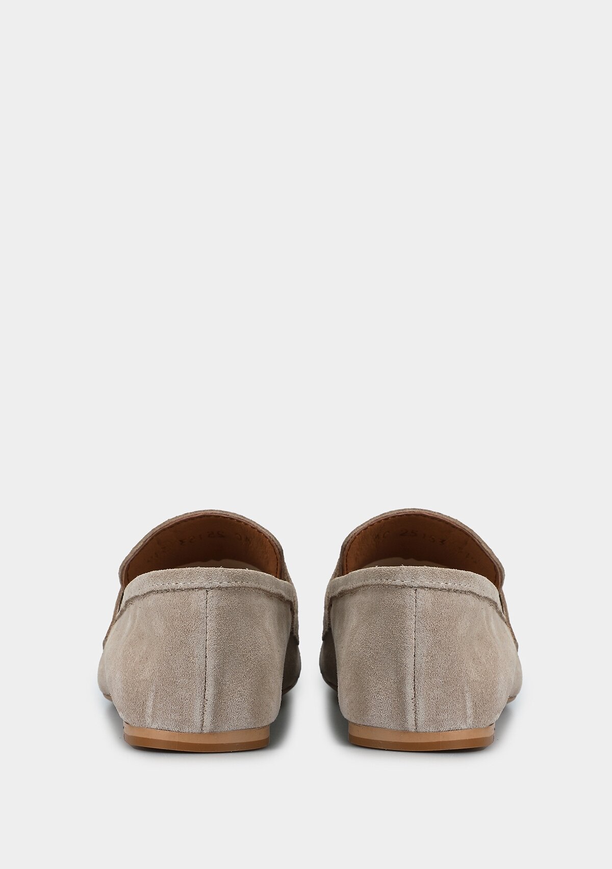 Bej Deri Kadın Ayakkabı