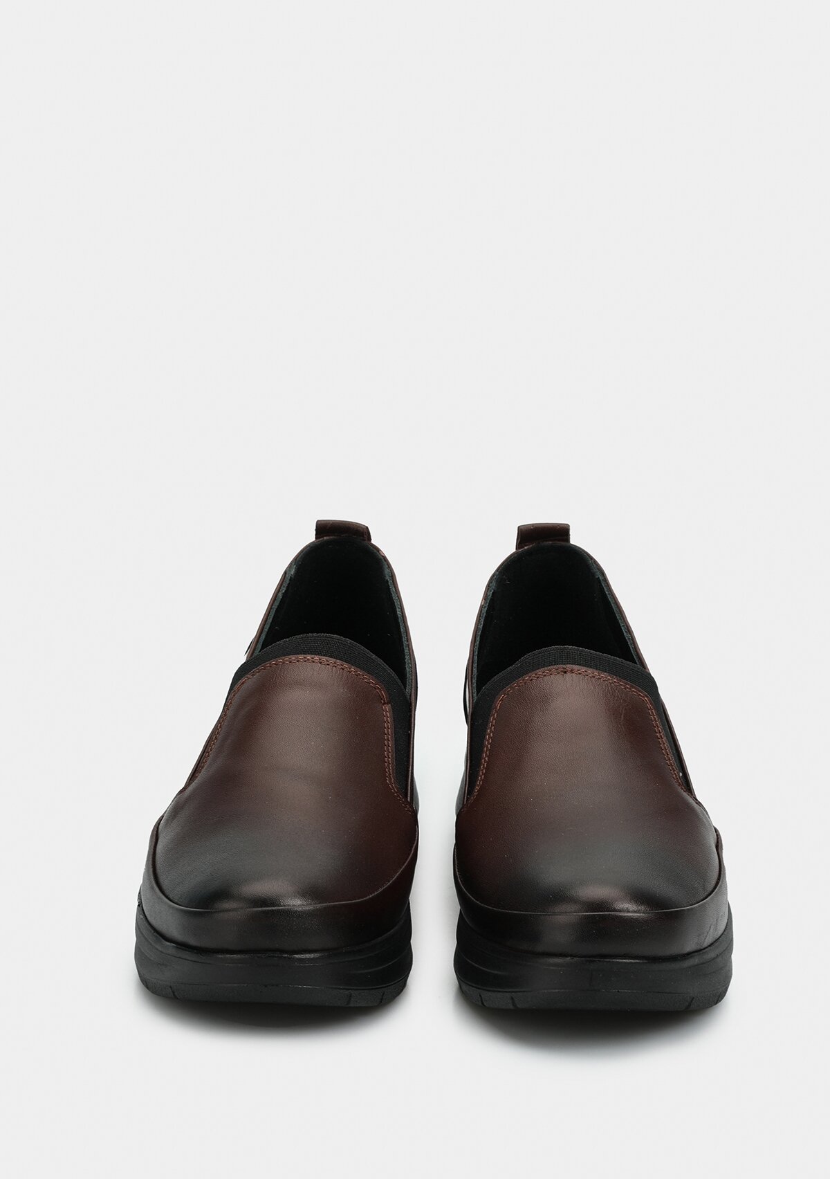 Kahve Deri Kadın Ayakkabı