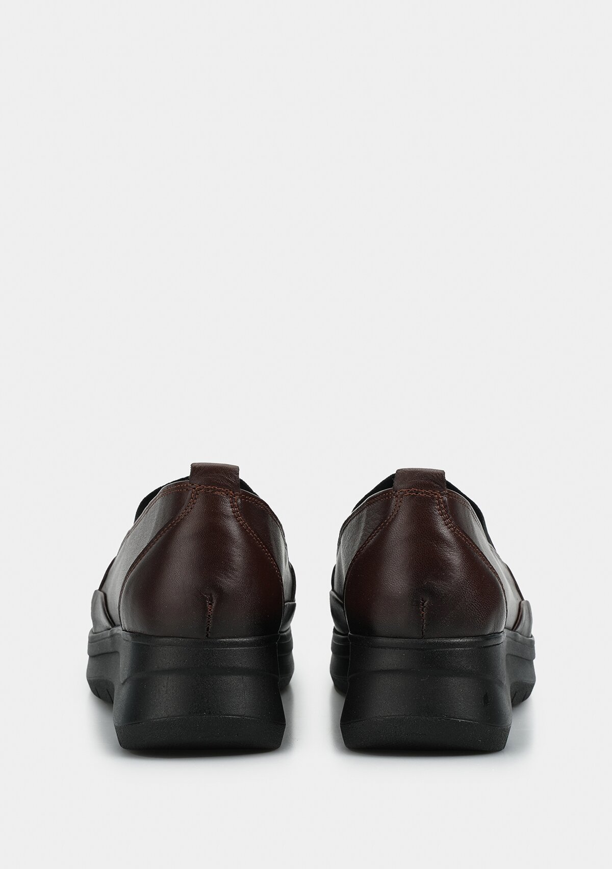 Kahve Deri Kadın Ayakkabı