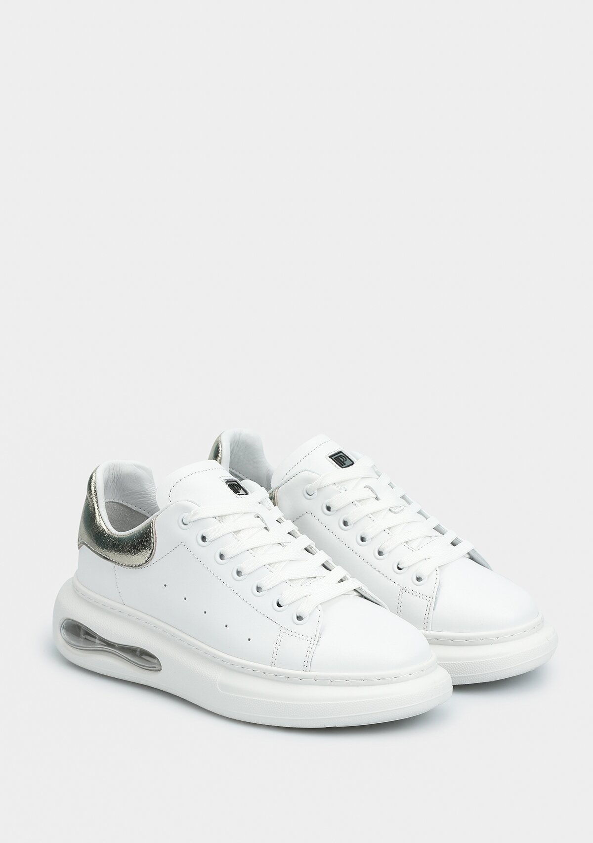 Beyaz Deri Kadın Sneaker