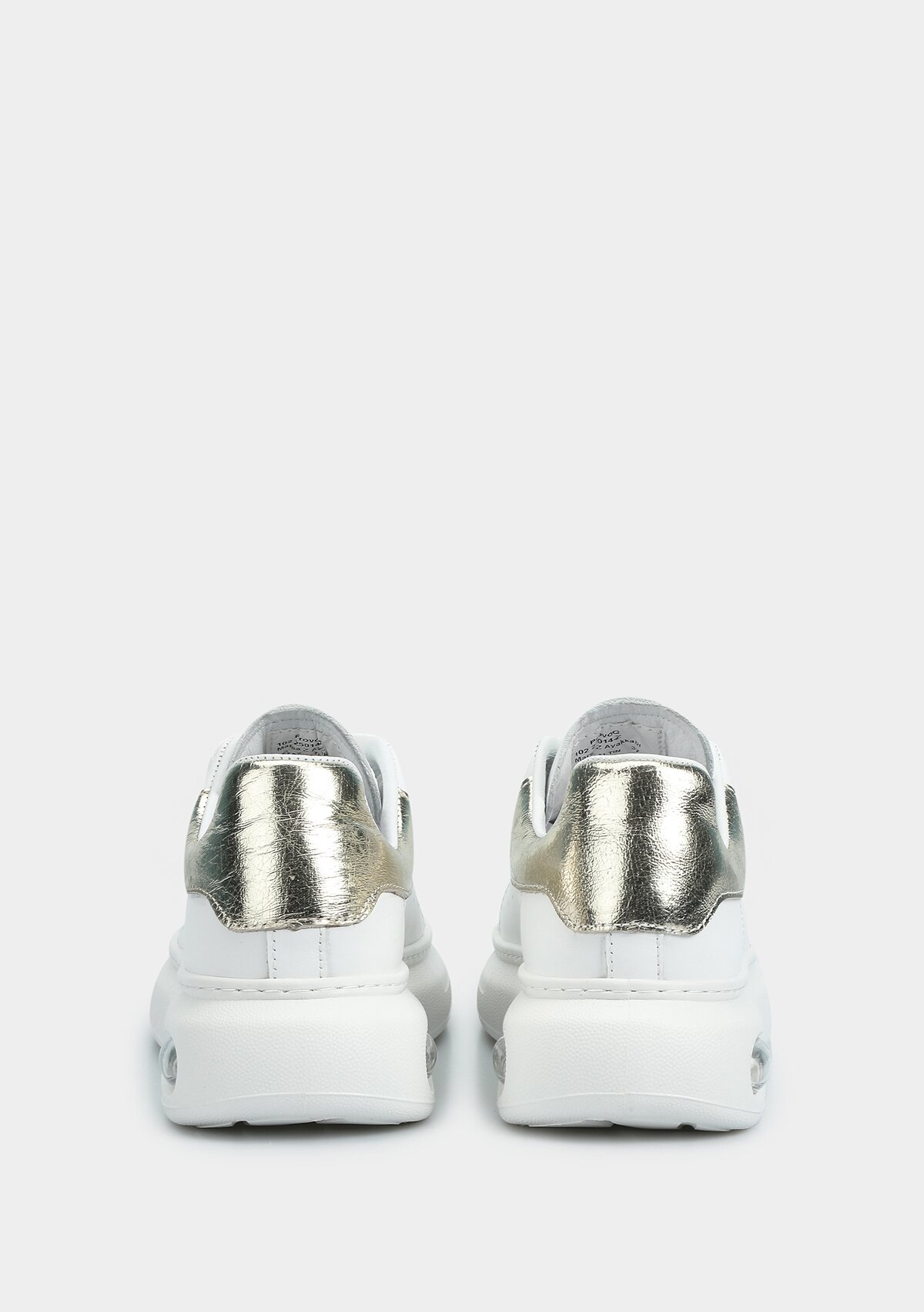 Beyaz Deri Kadın Sneaker