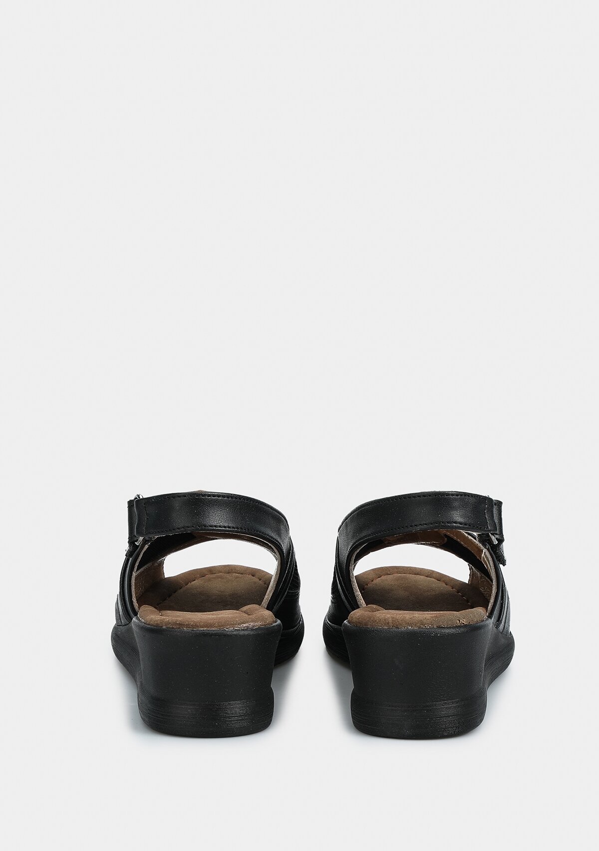 Siyah Kadın Konfor Sandalet