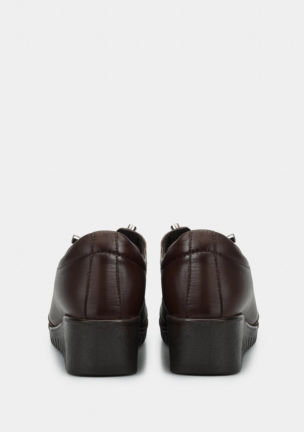 Kahve Deri Kadın Ayakkabı