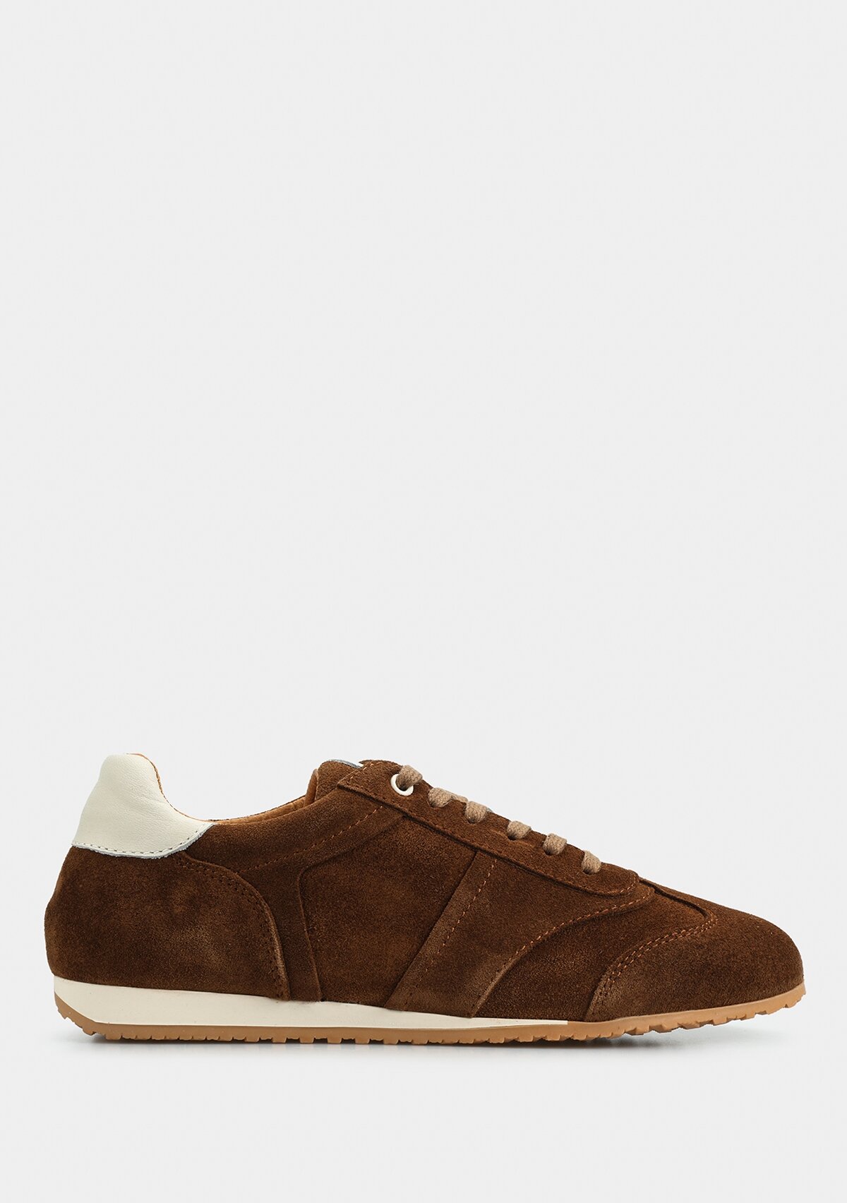 Taba Deri Kadın Sneaker