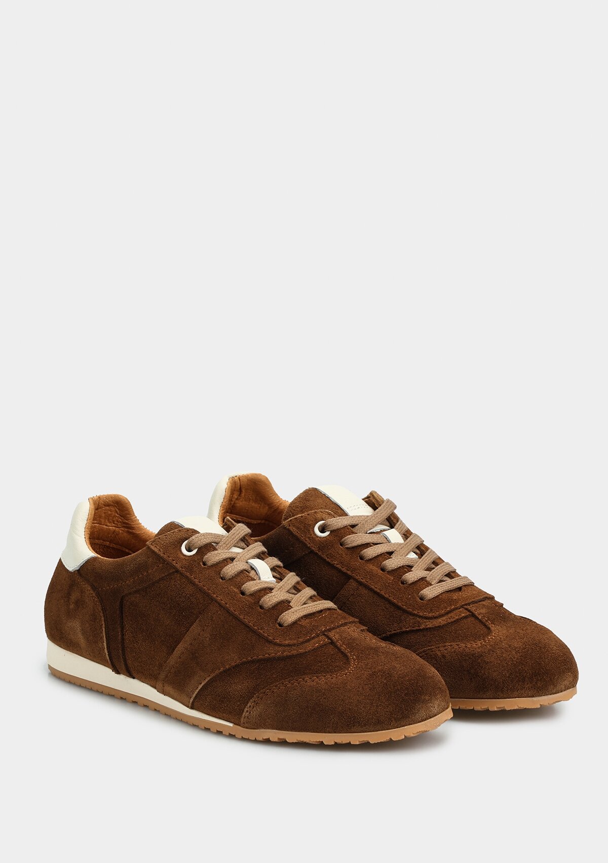 Taba Deri Kadın Sneaker
