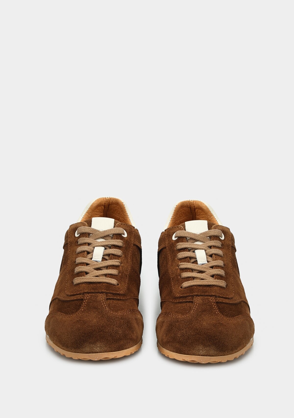 Taba Deri Kadın Sneaker