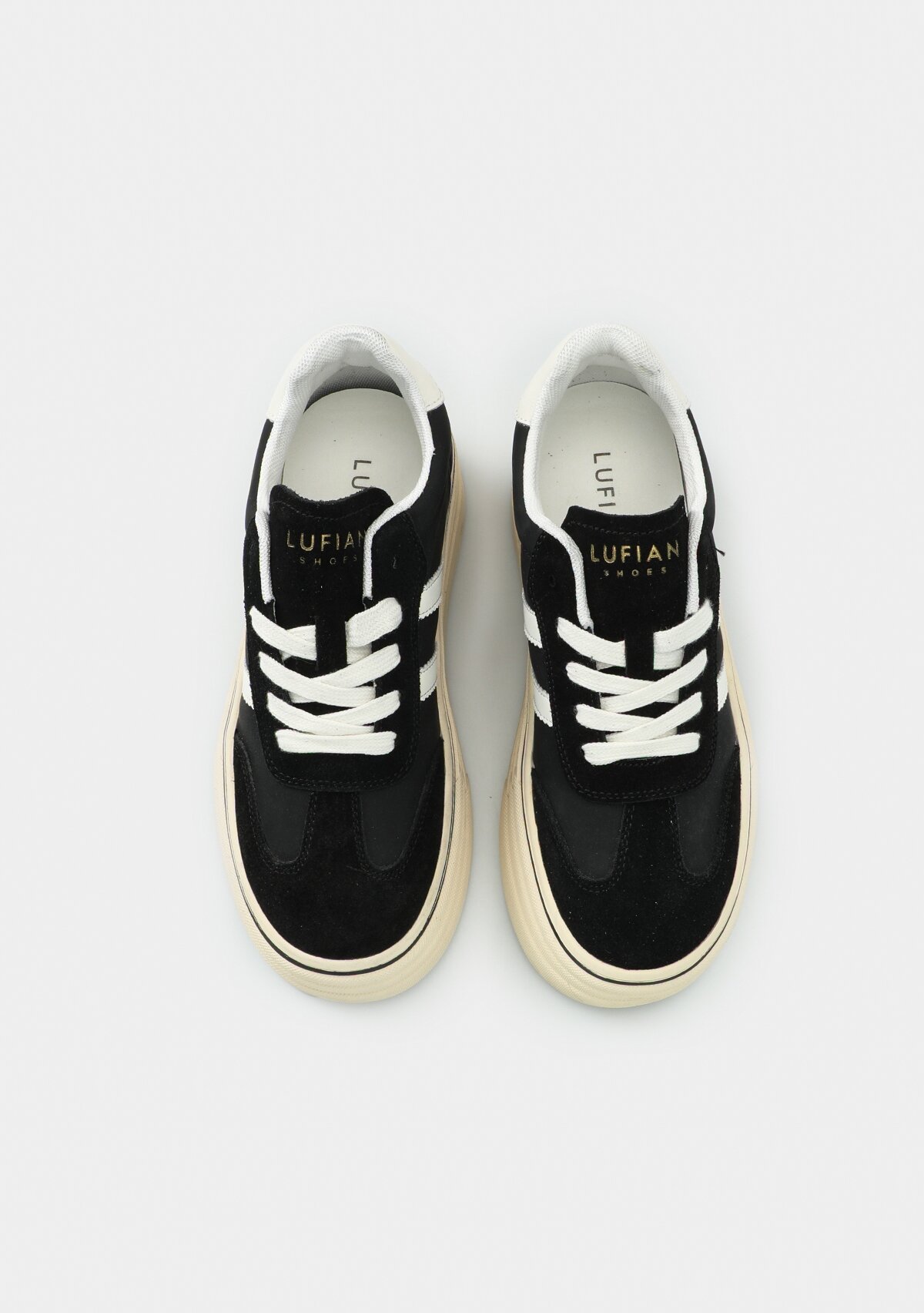 ANGELA Siyah Deri Kadın Sneaker