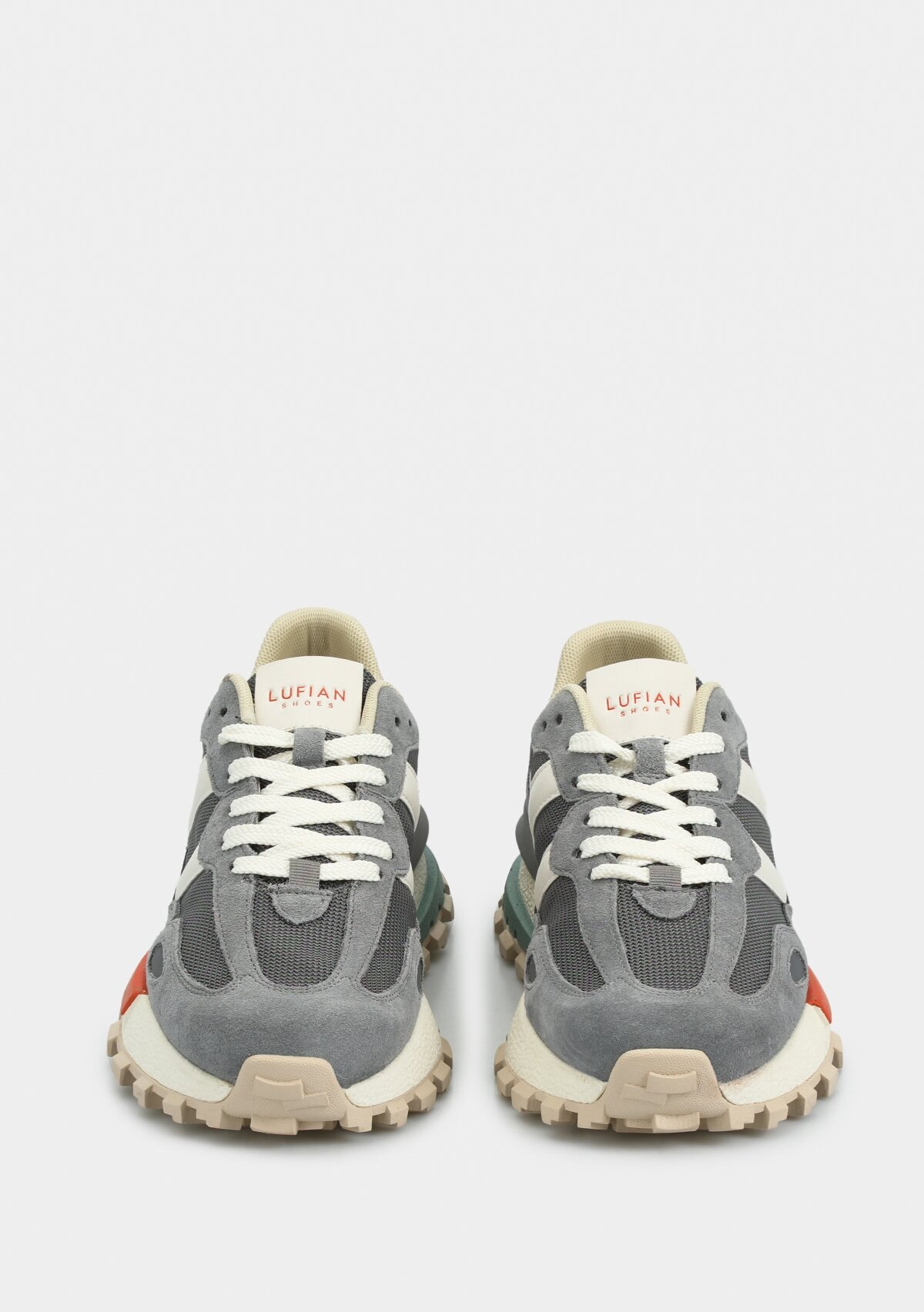 STELLA Gri Deri Kadın Sneaker