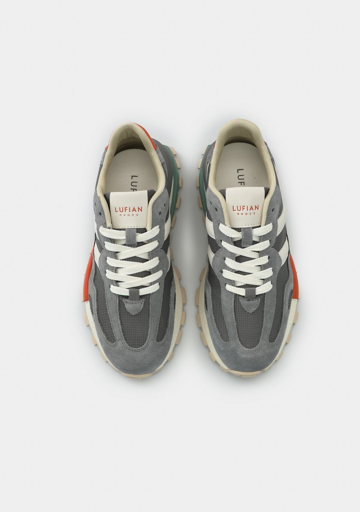 STELLA Gri Deri Kadın Sneaker