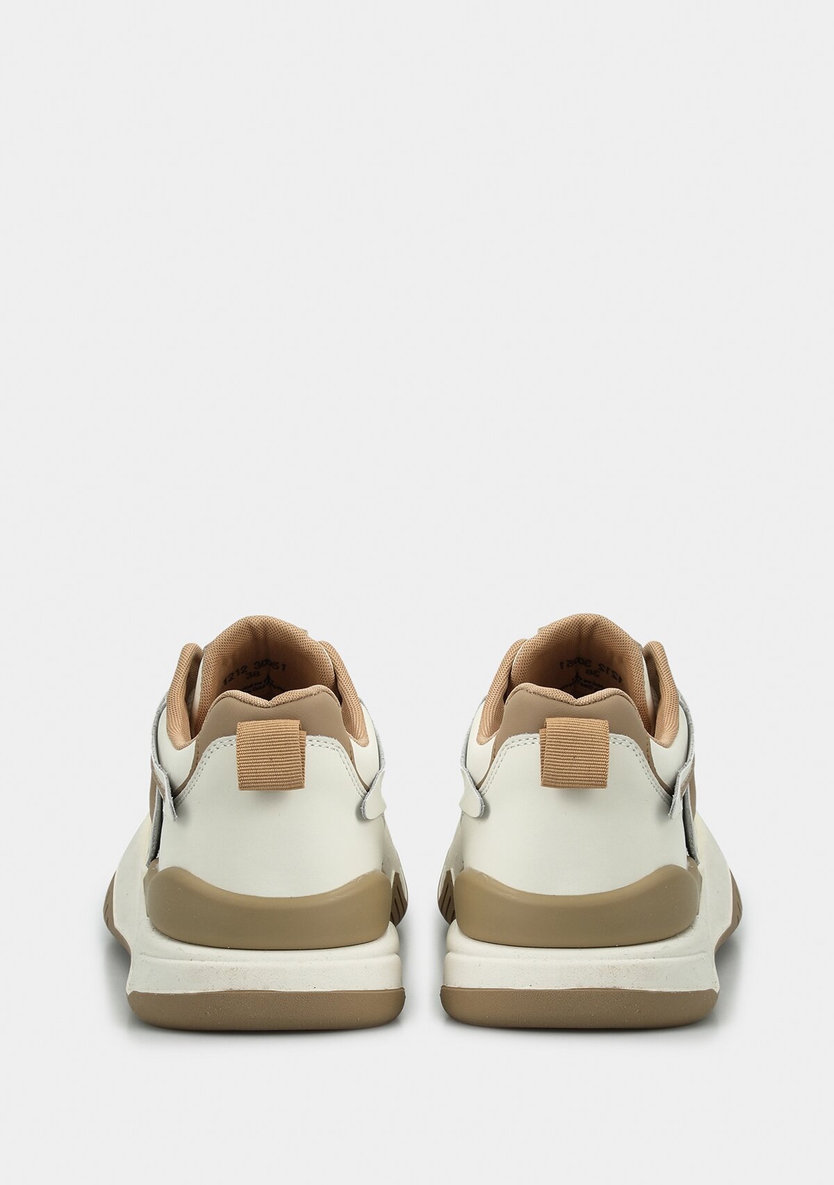 Maya Bej Deri Kadın Sneaker