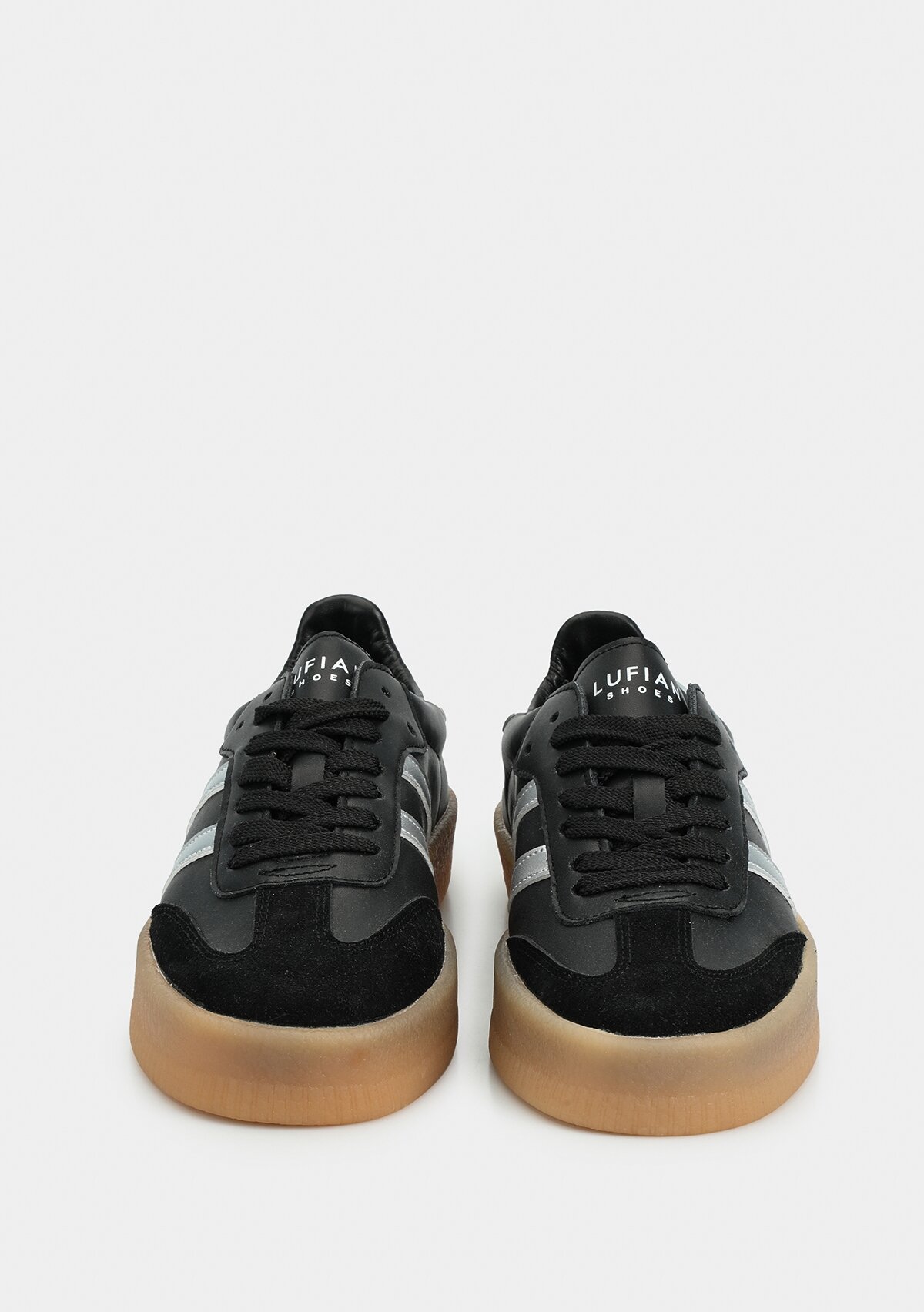 STELLA Siyah Deri Kadın Sneaker