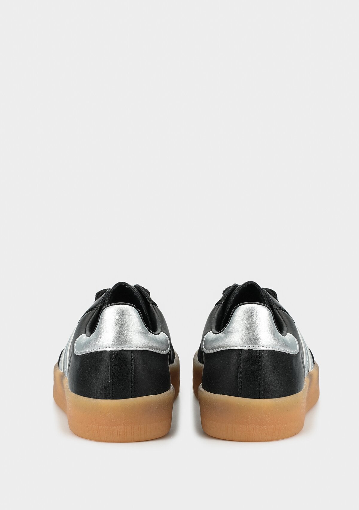 STELLA Siyah Deri Kadın Sneaker