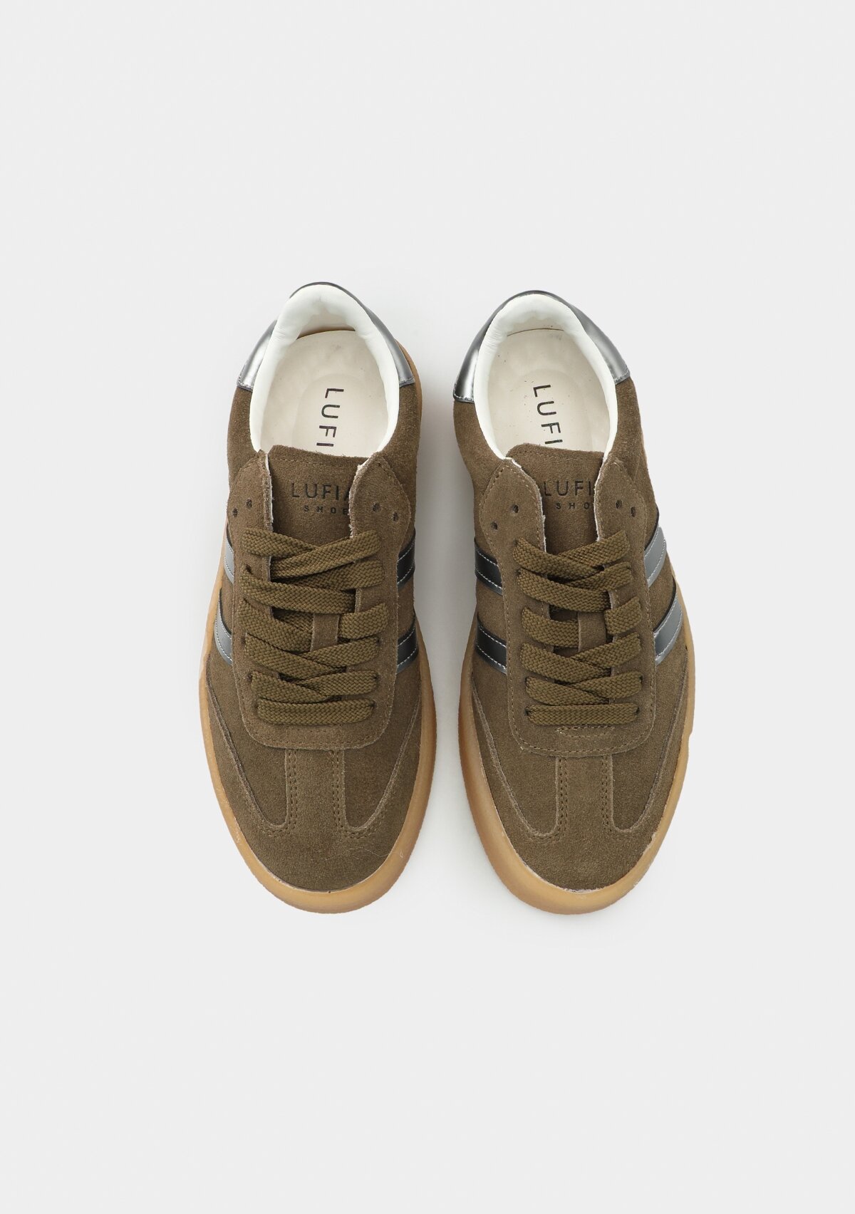 STELLA Kum Deri Kadın Sneaker