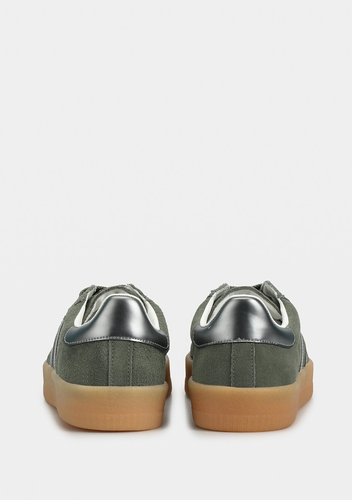 STELLA Yeşil Deri Kadın Sneaker