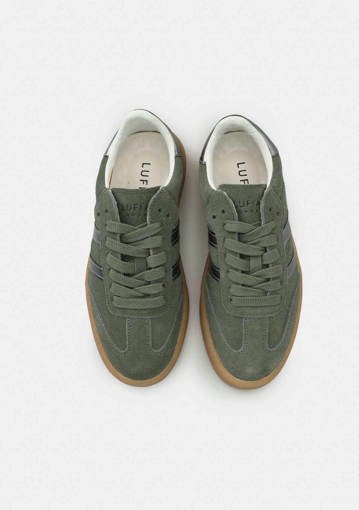 STELLA Yeşil Deri Kadın Sneaker