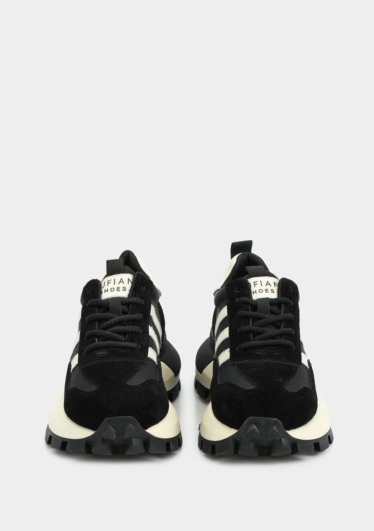 TATUM Siyah Deri Kadın Sneaker
