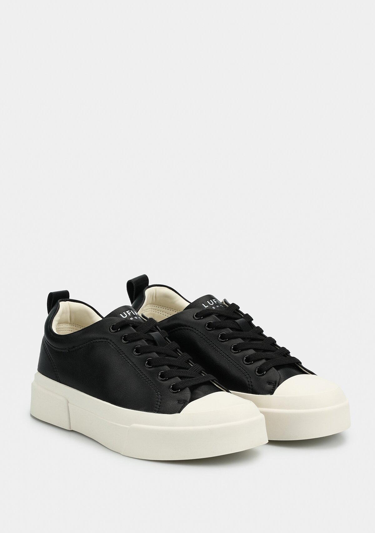 MIA Siyah Deri Kadın Sneaker