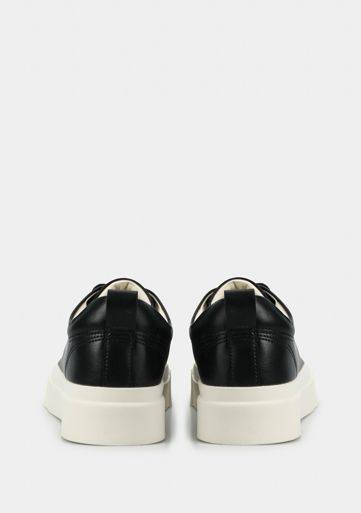 MIA Siyah Deri Kadın Sneaker