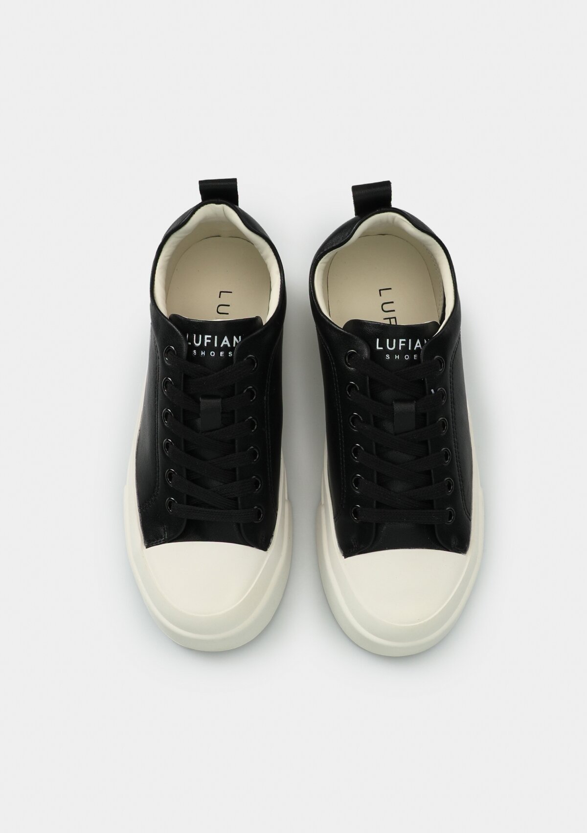MIA Siyah Deri Kadın Sneaker