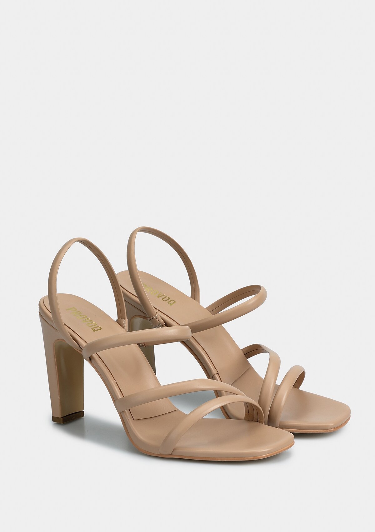 Nude Kadın Topuklu Sandalet