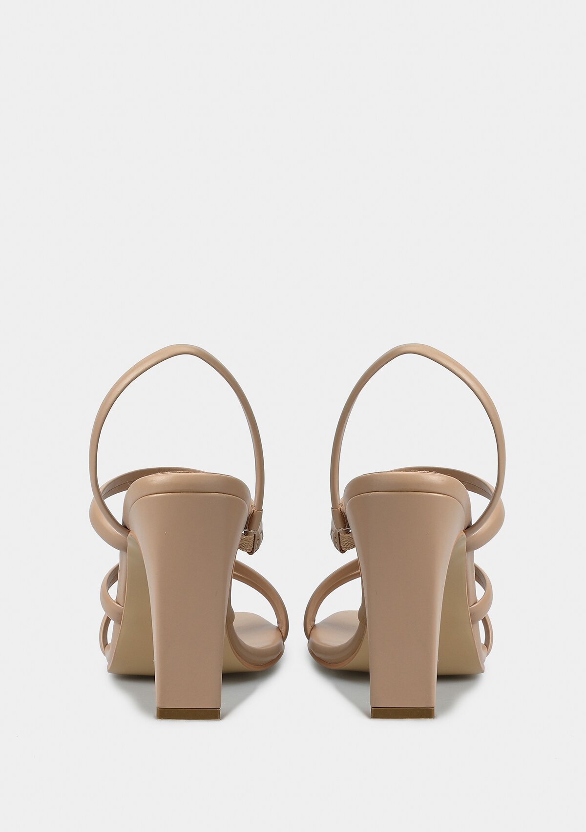 Nude Kadın Topuklu Sandalet