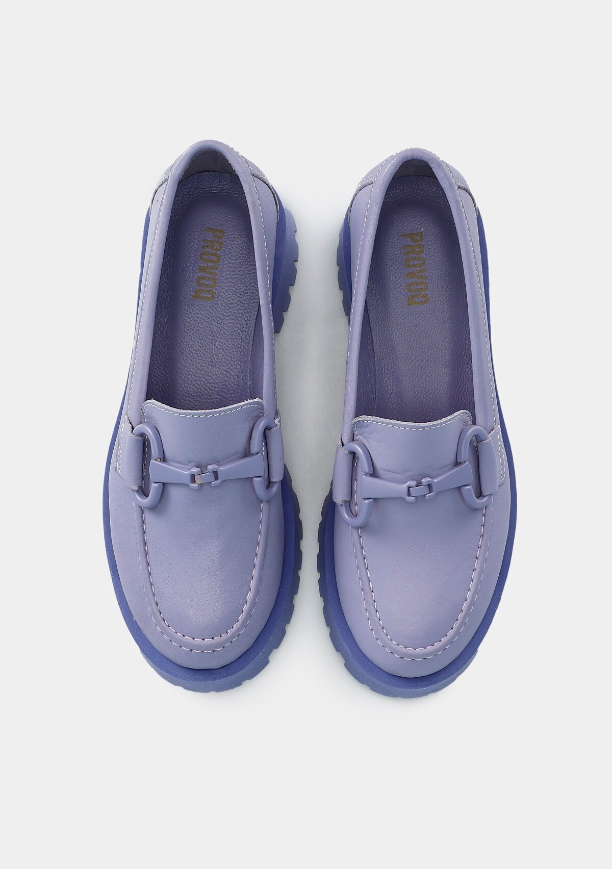 Lila Deri Kadın Ayakkabı