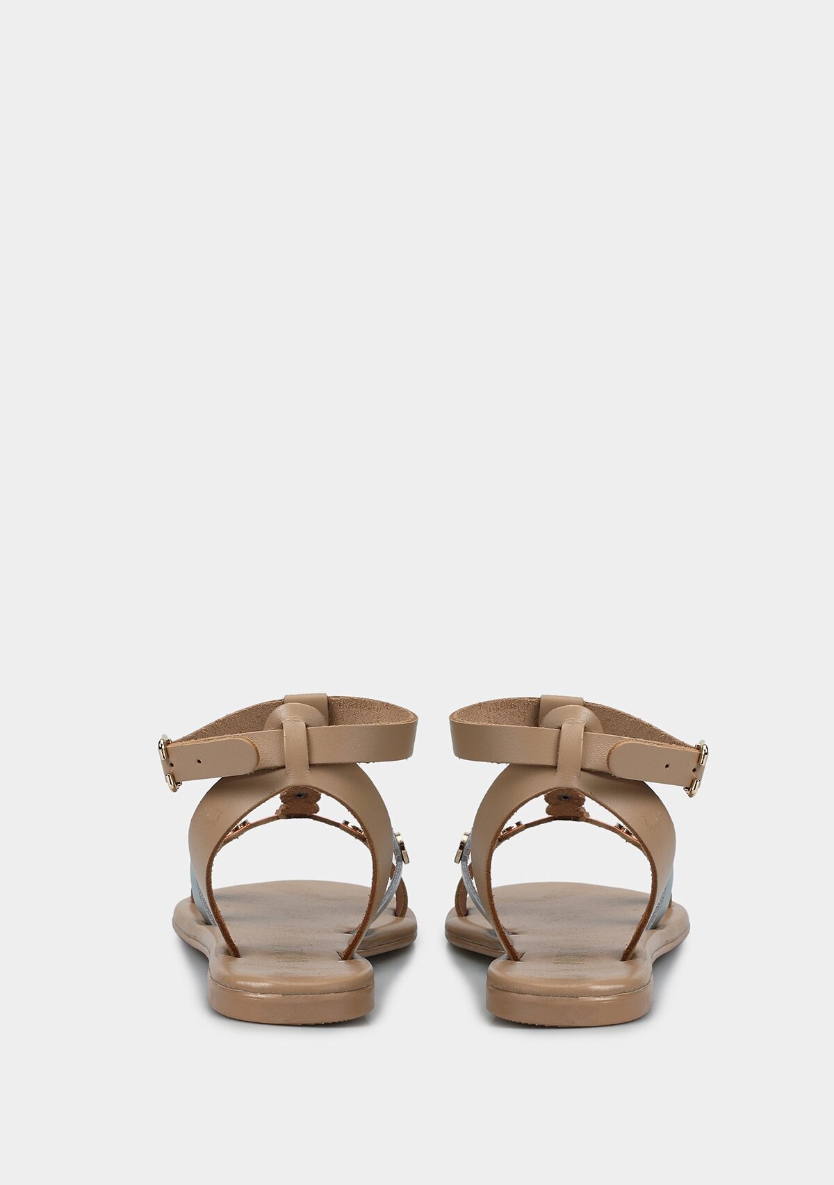 Multi Deri Kadın Düz Sandalet